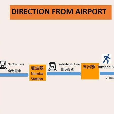玉出205 Wifi付 玉出駅から徒歩2分 地下鉄難波迄8分 Apartment Osaka Exterior photo